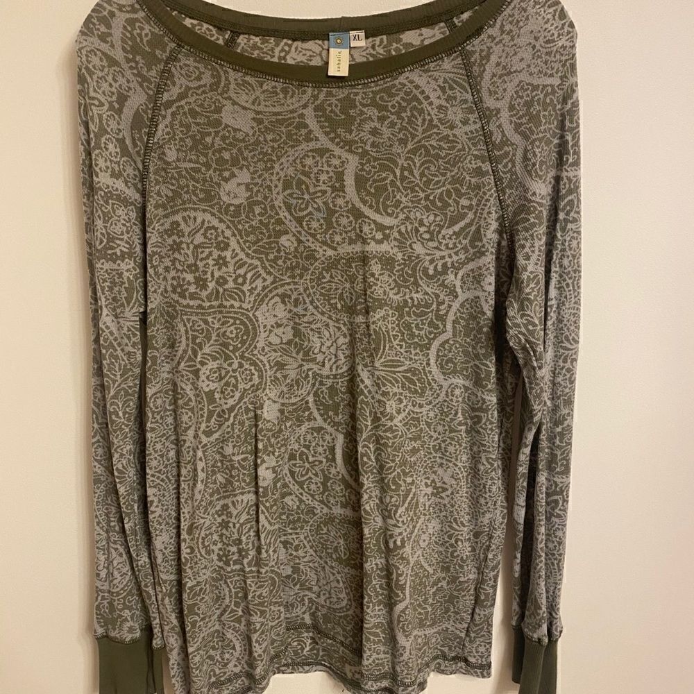 Sahalie printed Thermal Sage Green xl